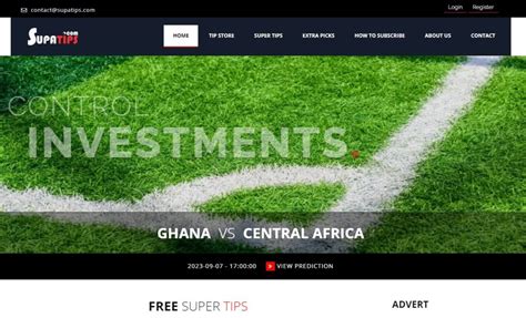 supatips|Supatips: Upcoming Popular Football Prediction.